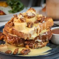 Banana Walnut Crème Brûlée French Toast