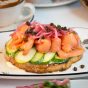 Cold Smoked Salmon Toast